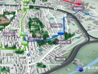 臺北捷運三鶯線延伸桃園八德段路線圖。